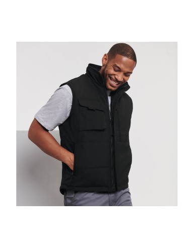 RUS-0R014M0-Heavy Duty Workwear Gilet